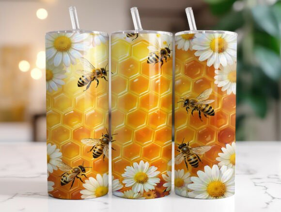 Bee Sunflower Honeycomb Tumbler Wrap: A Designer's Review