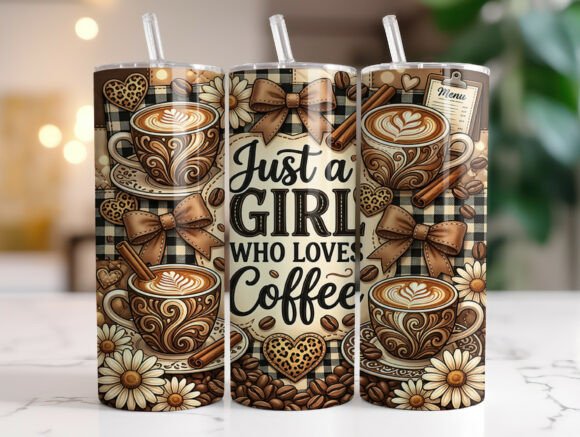 Coffee Lover Girl Tumbler Sublimation: Graphics & Tumbler Wraps Review