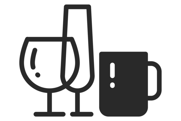 Drink Glassware Black Icon: A Graphics and Illustrations Review