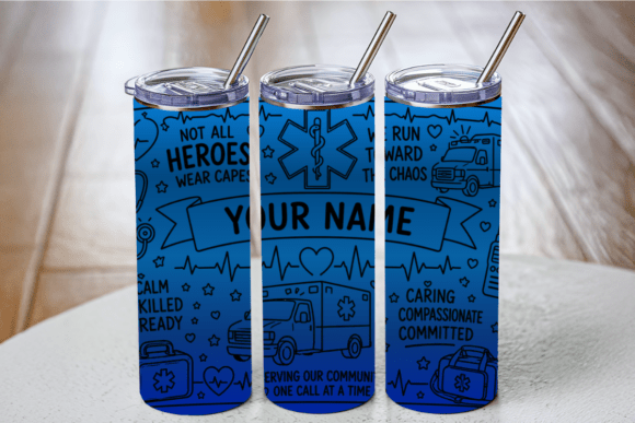 EMS Personalized Tumbler Wrap Line Art: A Hands-On Review