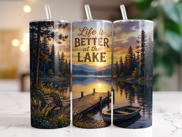 Lake Life Better at the Lake Tumbler Graphics & Wraps Review