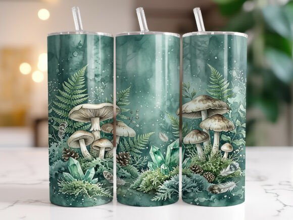 Magical Mushroom Forest Tumbler PNG Review