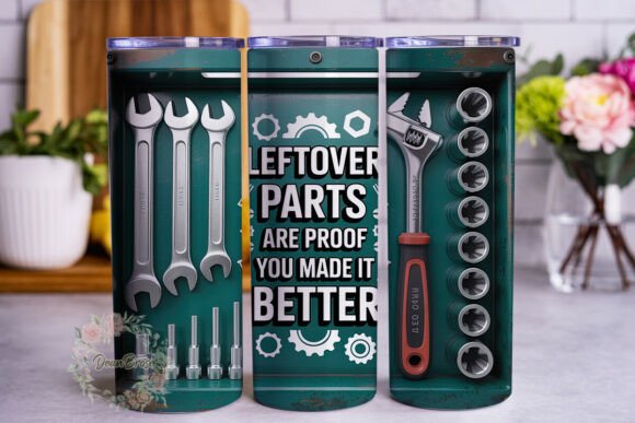 Mechanic Tools Garage Tumbler Wrap Graphics Review