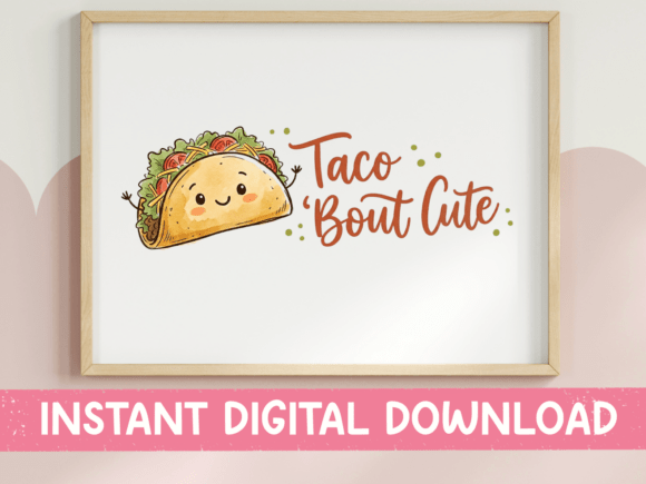Taco Bout Cute Kawaii Taco Design Graphics & T-Shirt Review